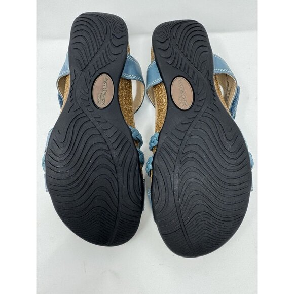Earth Origins Blue Strap Leather Sandals Woman's Size 7.5 - Picture 9 of 10